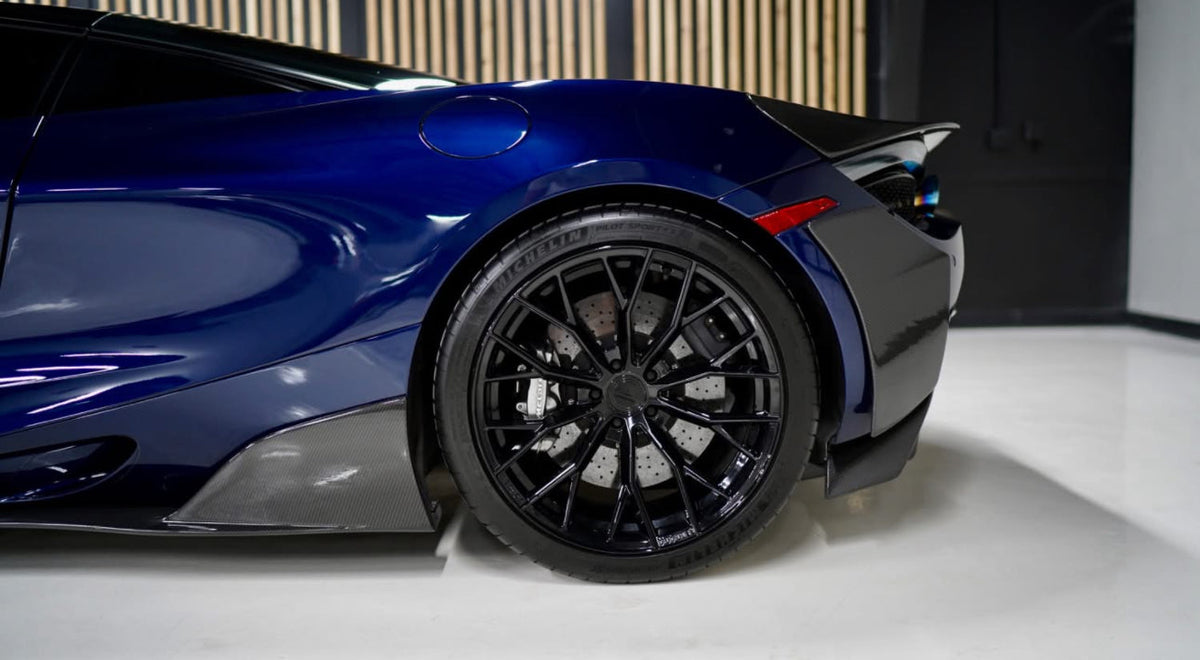 2x2 Twill Carbon Fiber Rear Canard Flaps - McLaren 720S