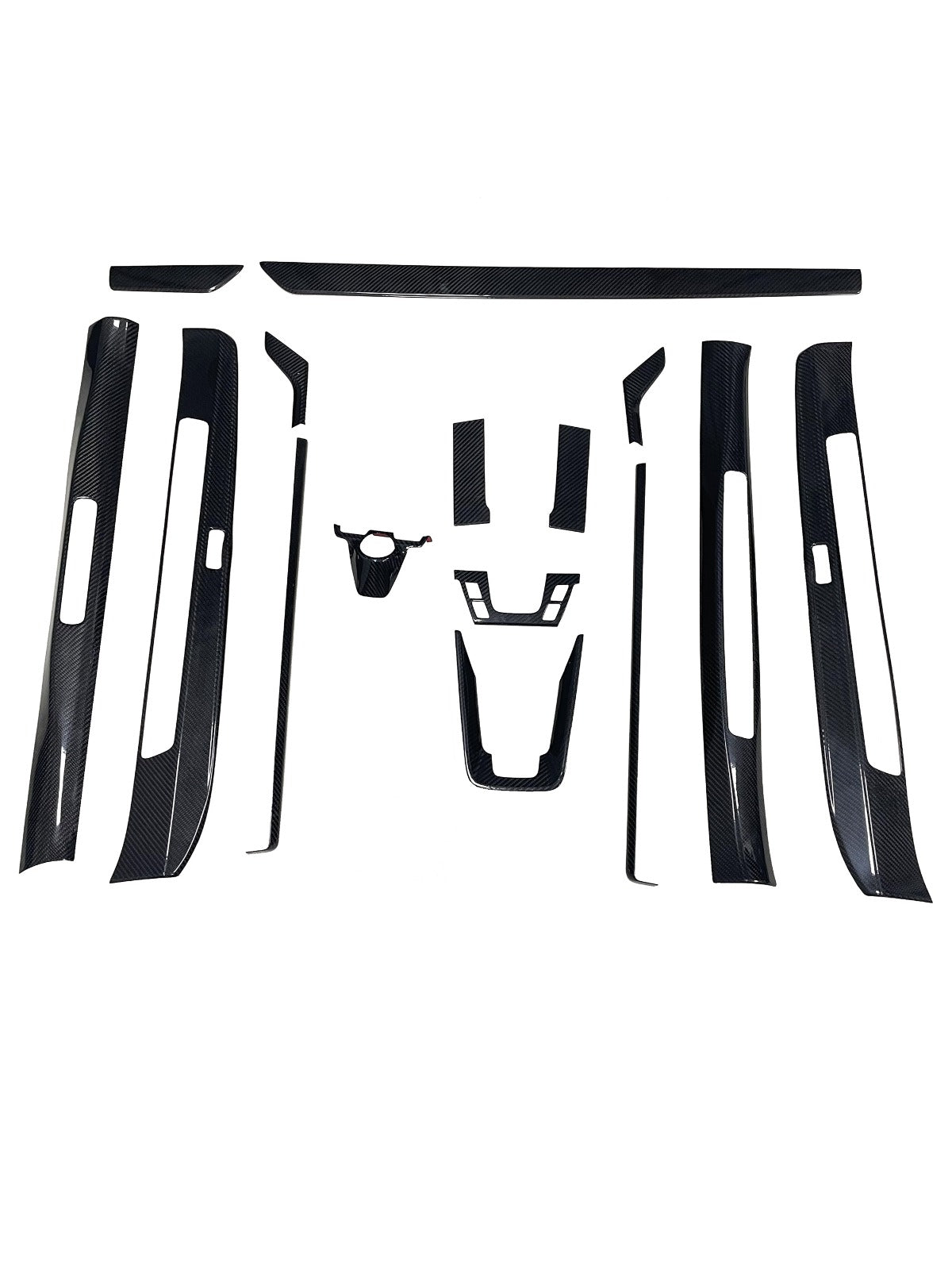 Prepreg Carbon Fiber Complete Interior Trim Kit - Porsche 911 992