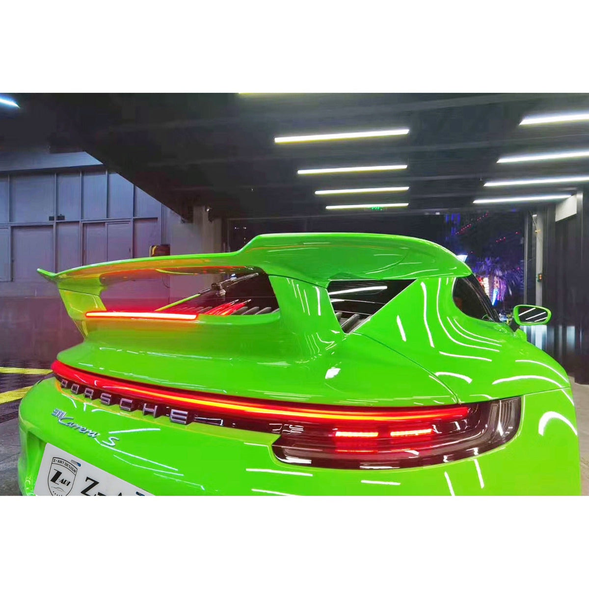 Prepreg Carbon Fiber Rear Wing with FRP Base - Porsche 911 992.1 / 992.2 Carrera Coupe 2020+