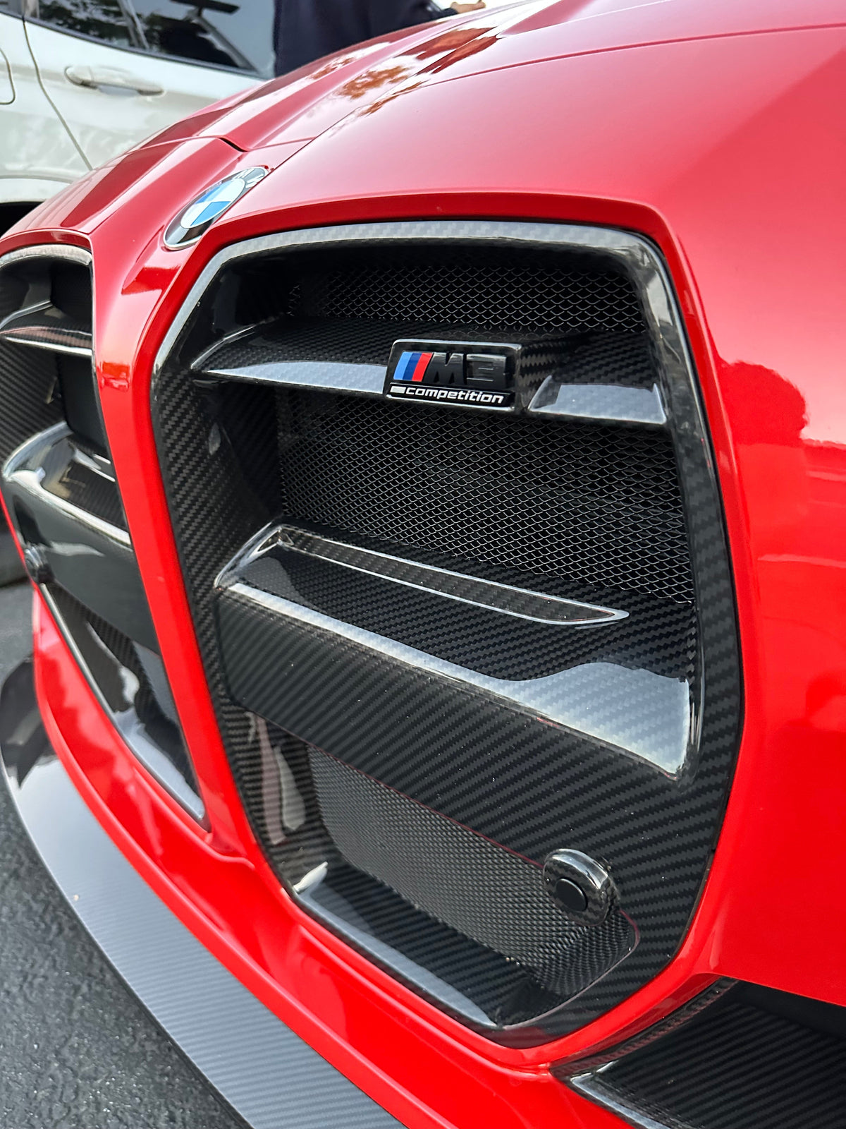 VR Style Carbon Fiber Front Grilles – BMW M3 G80 & M4 G82/G83 (2021+)