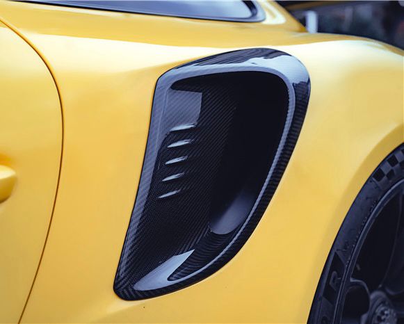Prepreg Dry Carbon Fiber Side Air Intake Scoop - Porsche 991 Turbo GT3 RS GT2 RS 2012-2018