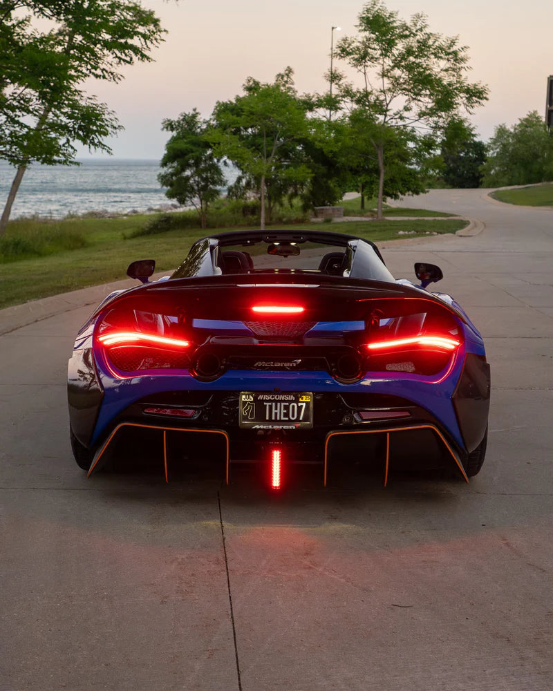 Carbon Fiber Rear Diffuser with Integrated LED - McLaren 720S 2017-2022