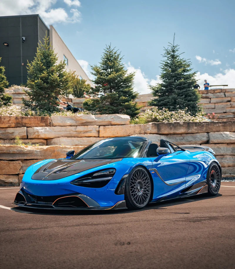 BS Style Carbon Fiber Front Splitter Lip - McLaren 720S (2017-2023)