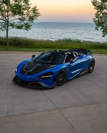 BS Style Carbon Fiber Front Splitter Lip - McLaren 720S (2017-2023)