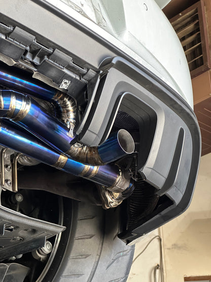 Titanium Valved Catback Exhaust System - Porsche 718 Cayman GT4 2020-2023