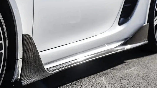 Porsche 718 Cayman/Boxster Carbon Fiber Side Skirt (2016-2023)
