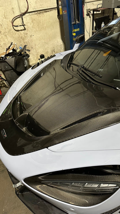 V Style Carbon Fiber Front Hood Bonnet - McLaren 720S / 750S / 765LT
