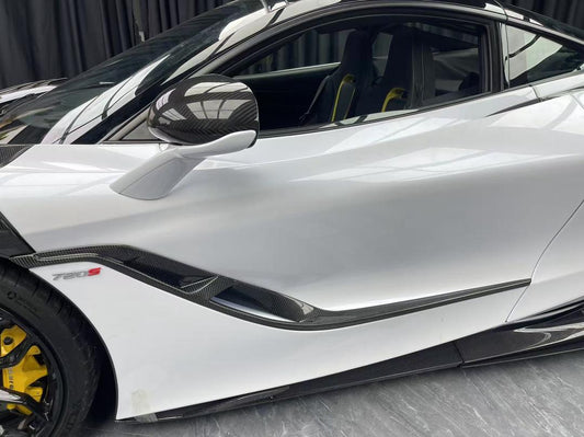 Carbon Fiber Door Insert Trims - McLaren 720S / 750S / 765LT