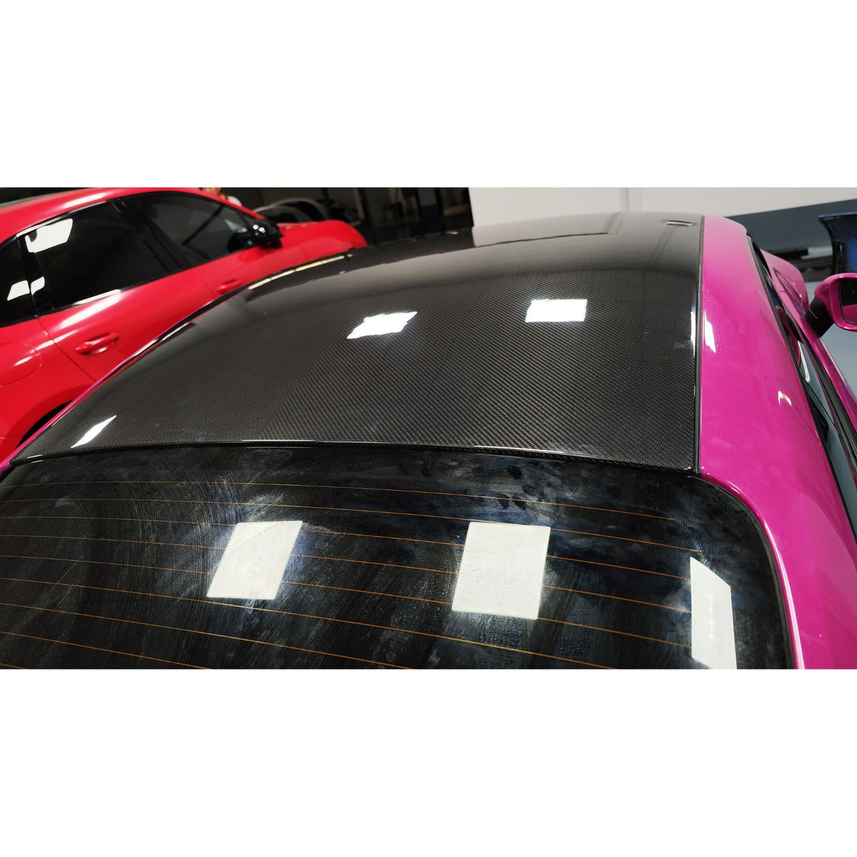 Dry Carbon Fiber Roof Add-On Overlay - Porsche 911 992 Carrera Coupe 2019+