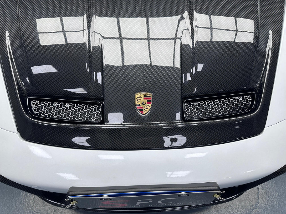 Prepreg Carbon Fiber TEC Style Front Hood Bonnet - Porsche 911 992 Carrera 2020-2024