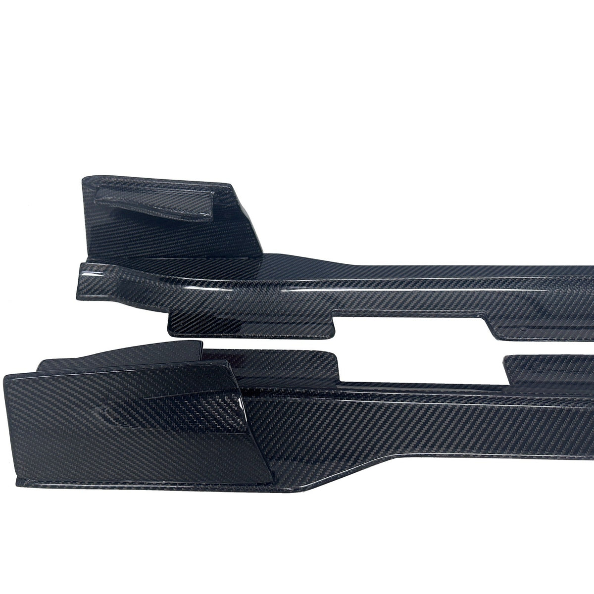 Carbon Fiber RZ Style Side Skirts - Porsche Taycan J1 2018-2023