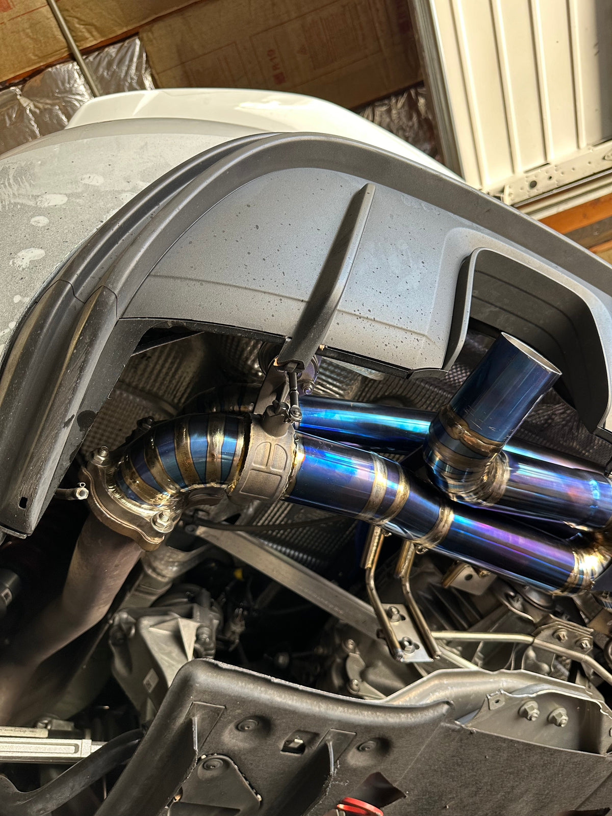 Titanium Valved Catback Exhaust System - Porsche 718 Cayman GT4 2020-2023