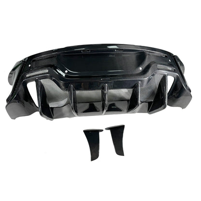 600LT Style Carbon Fiber Rear Bumper with Diffuser - McLaren 540C / 570S / 570GT / 600LT