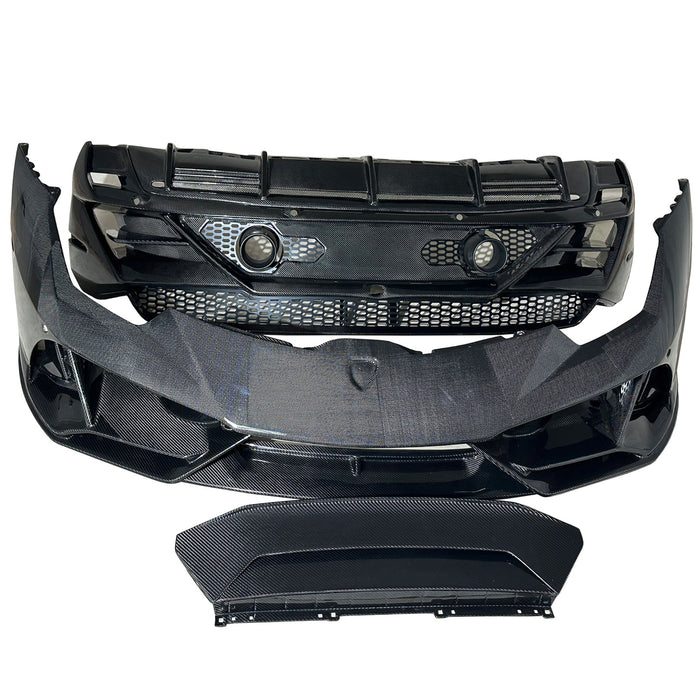 Carbon Fiber Evo Style Front and Rear Bumper Conversion kit - Lamborghini Huracan