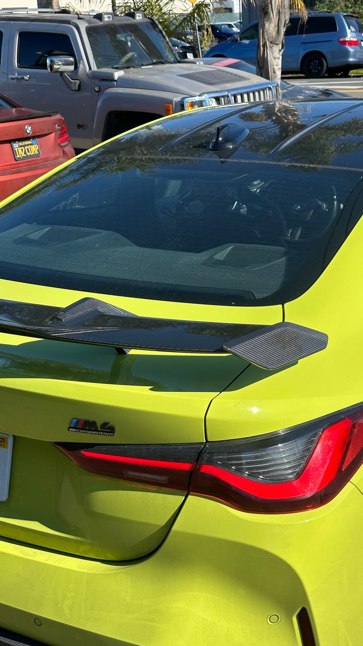 MP Style Carbon Fiber Flow-Through Rear Spoiler Wing – BMW G80 M3 & G82/G83 M4 (2020+)
