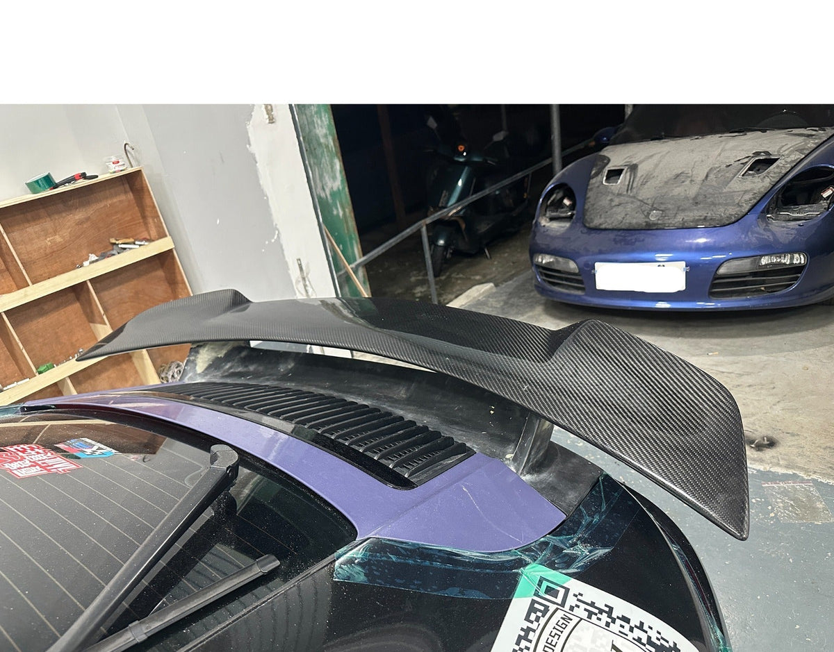 Prepreg Carbon Fiber Rear Wing with FRP Base - Porsche 911 992 2019+