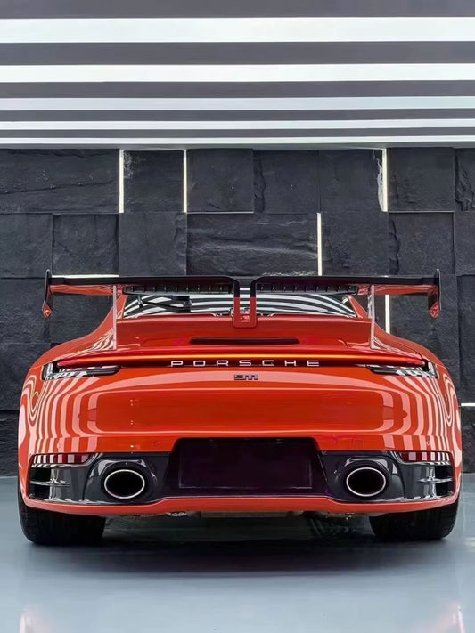 OEM Style Dry Carbon Fiber Rear Diffuser - Porsche 911 992 Carrera 2020-2024