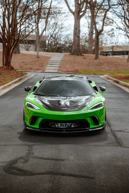 McLaren GT W-Style Dry Carbon Fiber Front Lip Splitter (2020–2023)
