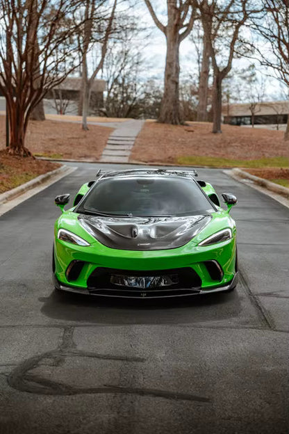 McLaren GT W-Style Dry Carbon Fiber Front Lip Splitter (2020–2023)