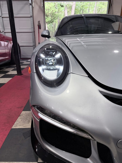 992 Matrix Style LED Headlights V2 - Porsche 911 991.1 / 991.2 2012-2019