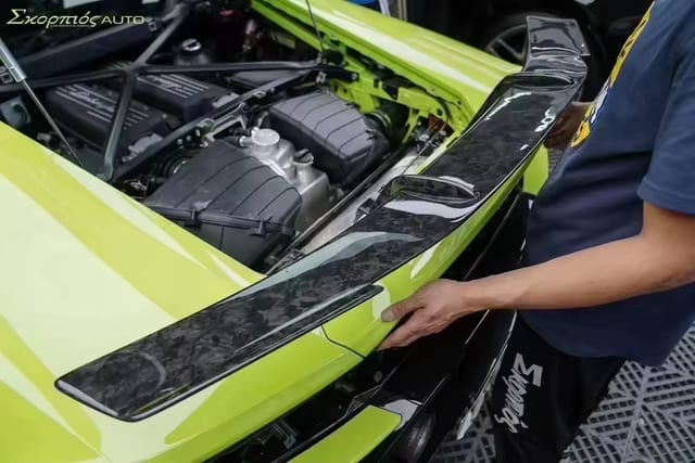 Forged Carbon Fiber N Style Wing- Lamborghini Huracan LP580 LP610 EVO