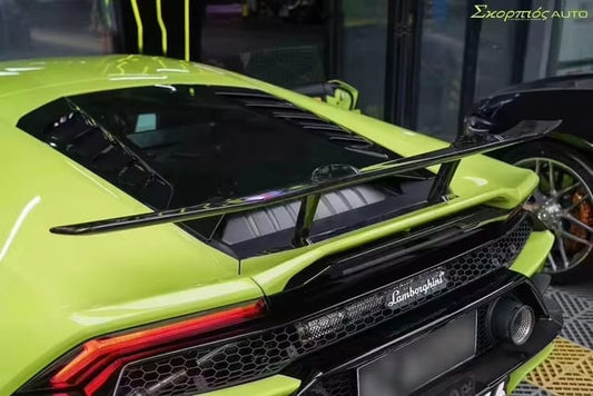 Forged Carbon Fiber N Style Wing- Lamborghini Huracan LP580 LP610 EVO