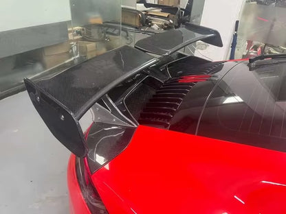 Carbon Fiber T Style Rear Spoiler Wing - Porsche 911 992 Carrera 2019-2024