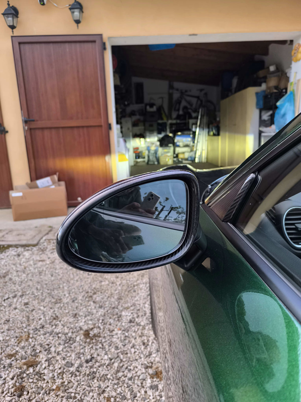 Dry Carbon Fiber Mirror Caps - Porsche 718 Cayman / Boxster 2016-2025