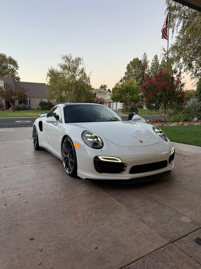 Facelift Style 992 Matrix Yellow White DRL Switchbacks LED Headlight Upgrade V1 - Porsche 911 991.1 991.2