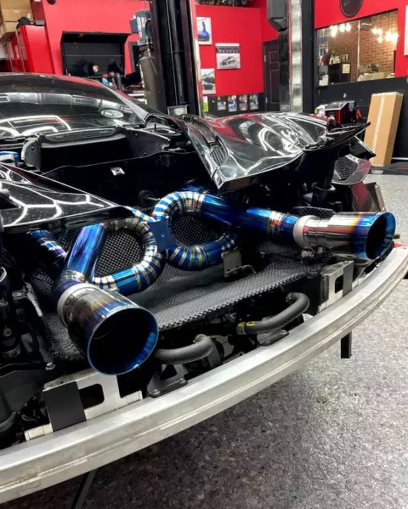 Titanium Valved Cat-Back Exhaust System - McLaren 720S