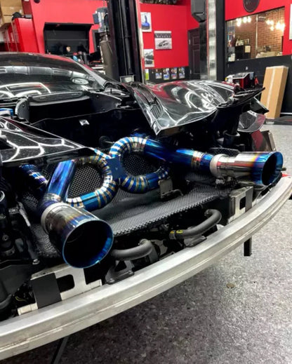 Titanium Valved Cat-Back Exhaust System - McLaren 720S