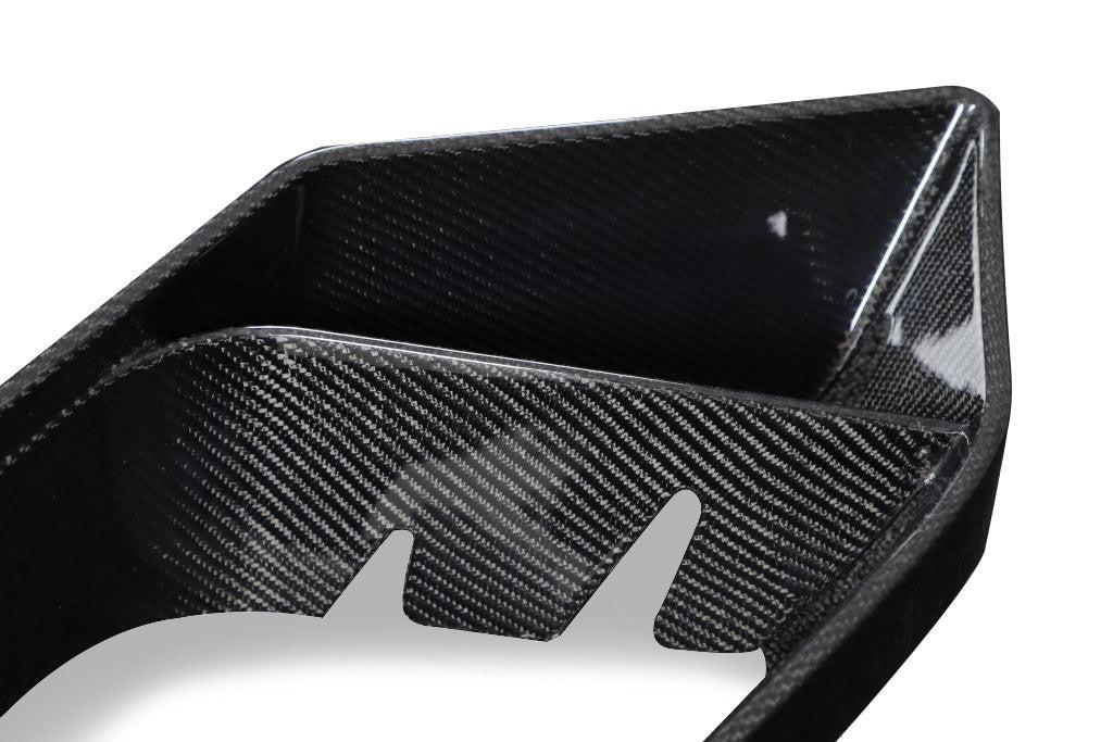 Brabus Style Carbon Fiber Fog Lamp Covers - Mercedes Benz X290 GT43 / GT50 / GT53 / GT63 AMG