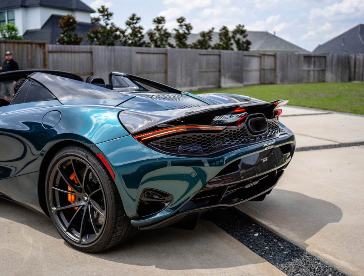 765LT Style Dry Carbon Fiber Rear Wing Spoiler - McLaren 720S