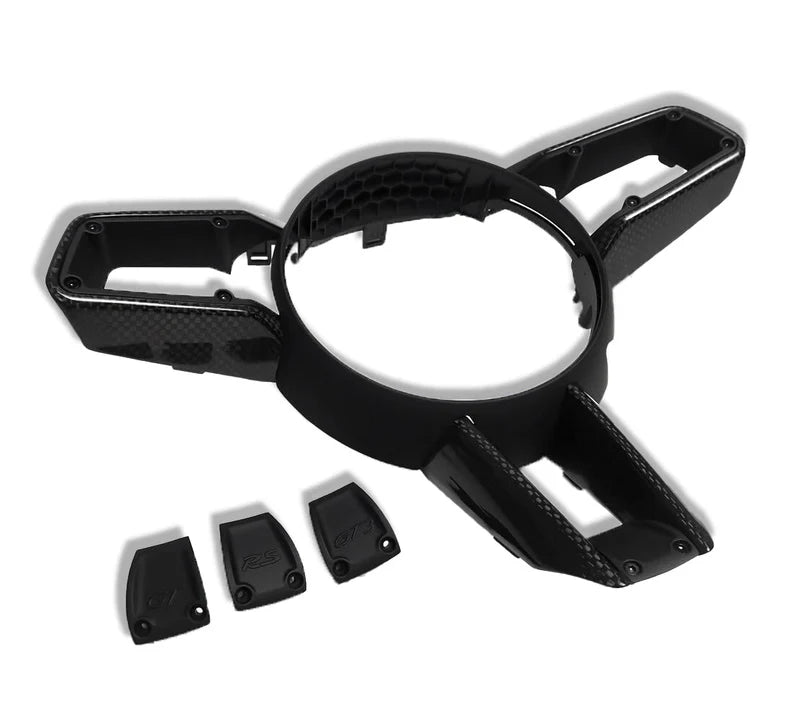 Carbon Fiber Steering Wheel Trim - Porsche 911 992 Carrera