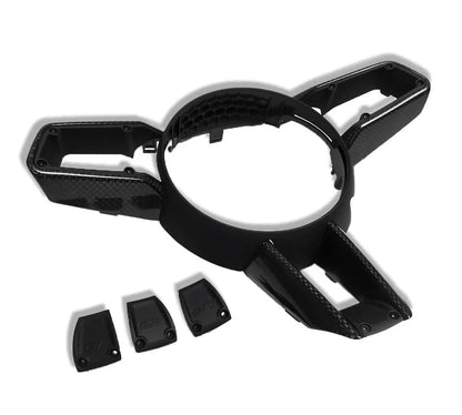 Carbon Fiber Steering Wheel Trim - Porsche 911 992 Carrera
