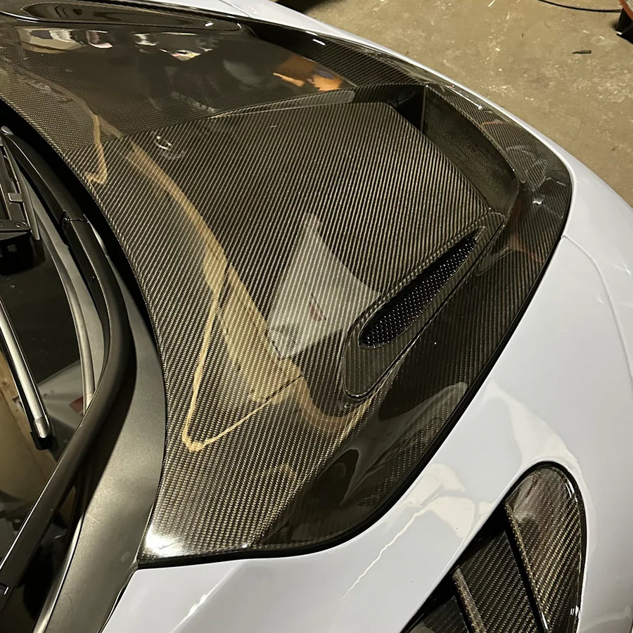 V-Style Carbon Fiber Hood Bonnet- McLaren 720S