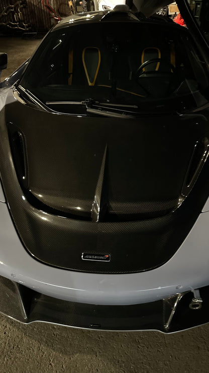 V Style Carbon Fiber Front Hood Bonnet - McLaren 720S / 750S / 765LT