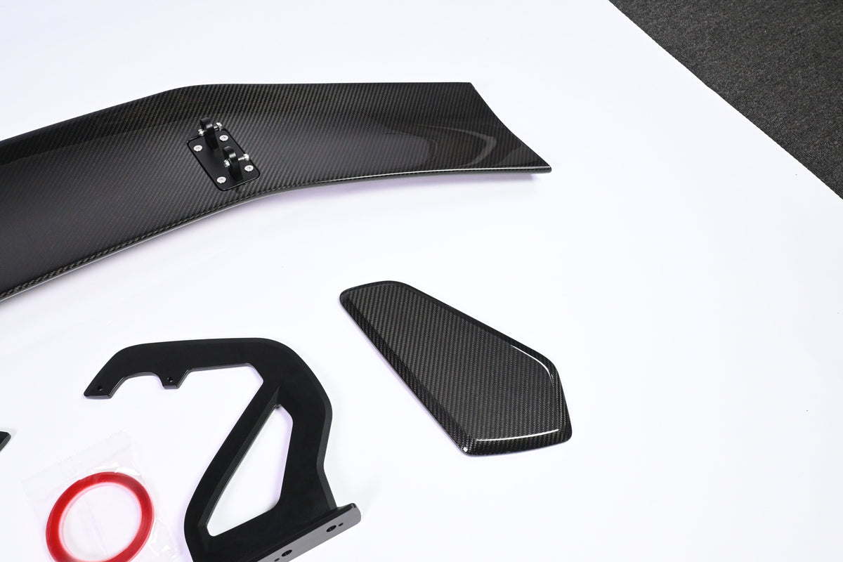 GT4 RS Style Carbon Fiber Rear Spoiler Wing - Porsche Boxster Cayman 981 / 987