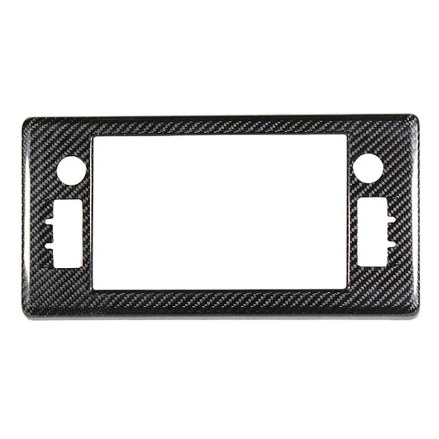 Dry Carbon Fiber Center Mutimedia/Radio Screen Cover w/ Gloss Finish