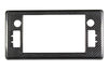 Dry Carbon Fiber Center Mutimedia/Radio Screen Cover w/ Gloss Finish