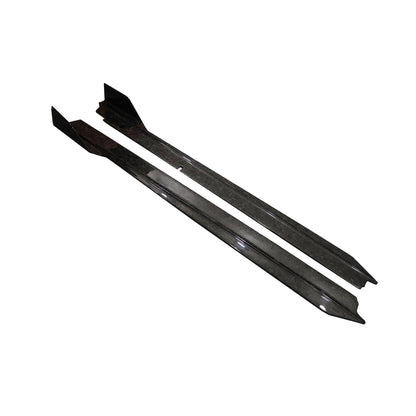 V style Carbon Fiber Side Skirts - Lamborghini Huracan / Tecnica