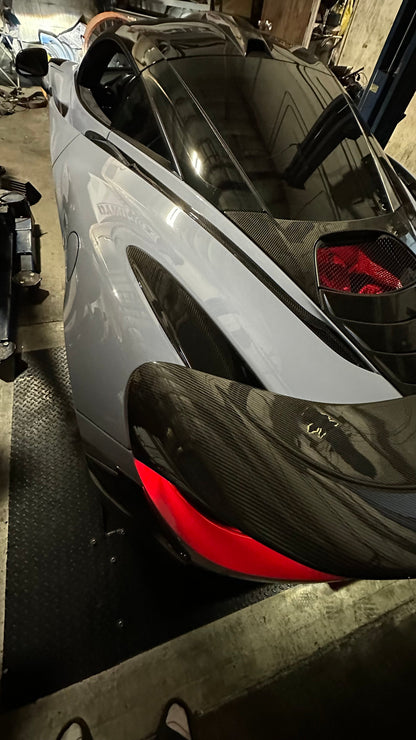 Dry Carbon Fiber Rear Fender Air Intake Vents - McLaren 720S