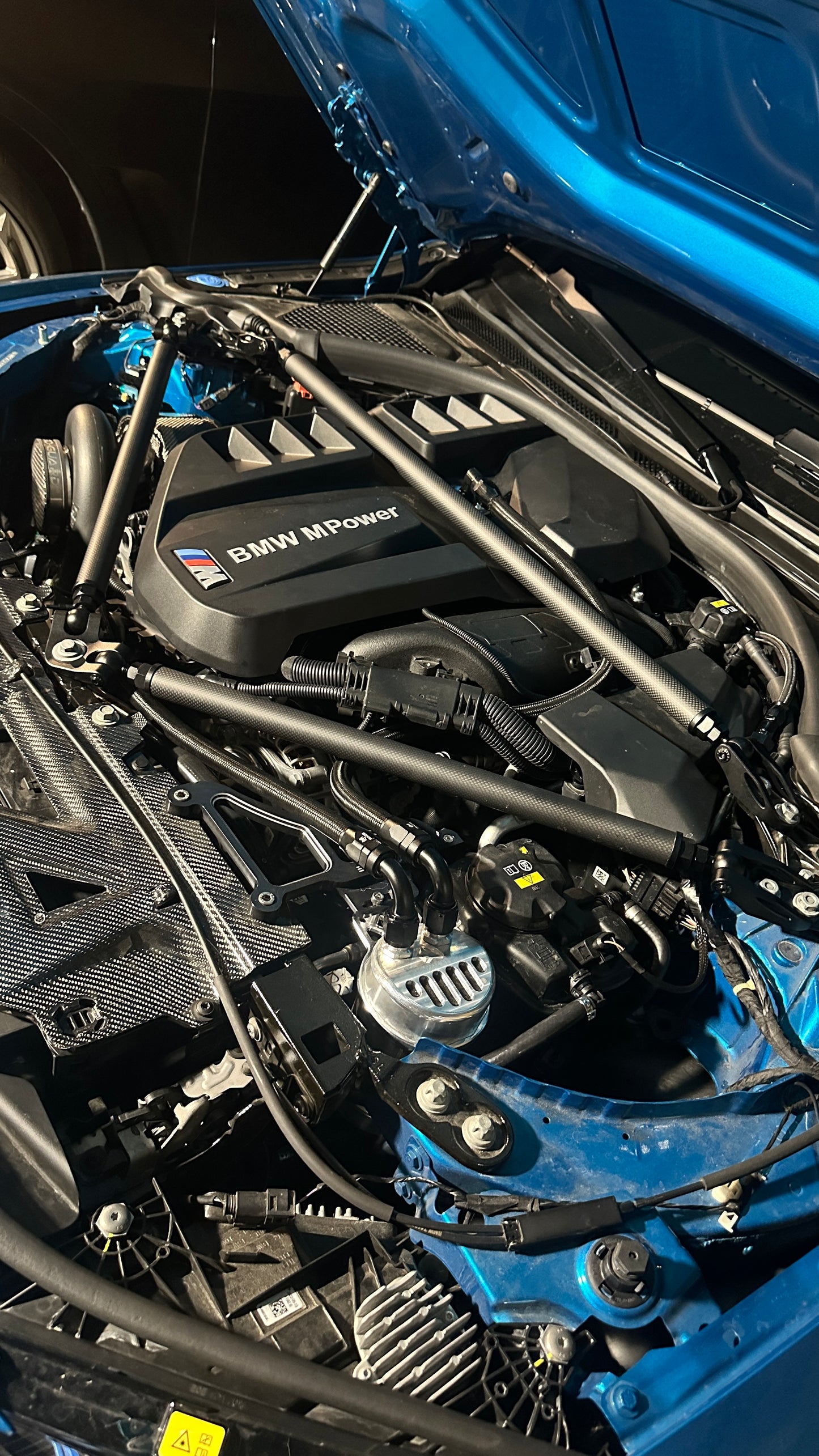 BMW G8X Carbon Fiber Strut Brace | G80, G81 M3, G82, G83 M4, G87 M2