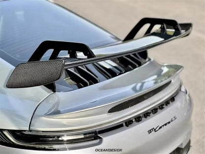 Dry Carbon Fiber GT3 Style Rear Wing Kit - Porsche 911 992 Carrera 2020+