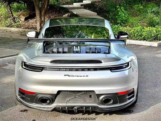 Dry Carbon Fiber GT3 Style Rear Wing Kit - Porsche 911 992 Carrera 2020+