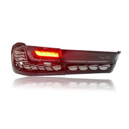 GTS Style Clear OLED Taillights - BMW G80 M3 & G20 3 Series