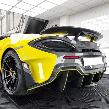 600LT Style Carbon Fiber Rear Bumper with Diffuser - McLaren 540C / 570S / 570GT / 600LT