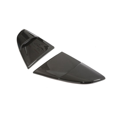 GT Style Carbon Fiber Rear Quarter Window Air Scoop - Porsche 718 Cayman 2017+