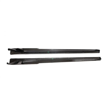 Carbon Fiber Prepreg Finned Side Skirt V3 - Porsche 911 991.2 Carrera 4 GTS 2017-2019