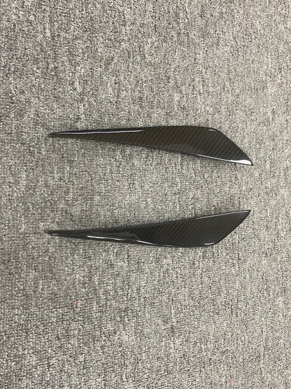 Dry Carbon Fiber Front Bumper Canards - McLaren 720S
